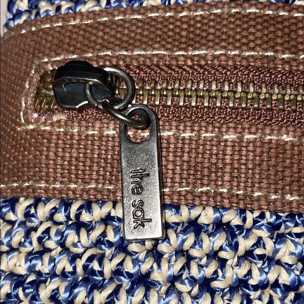 The Sak Brown and Blue Woven Bag - Picture 2 of 11